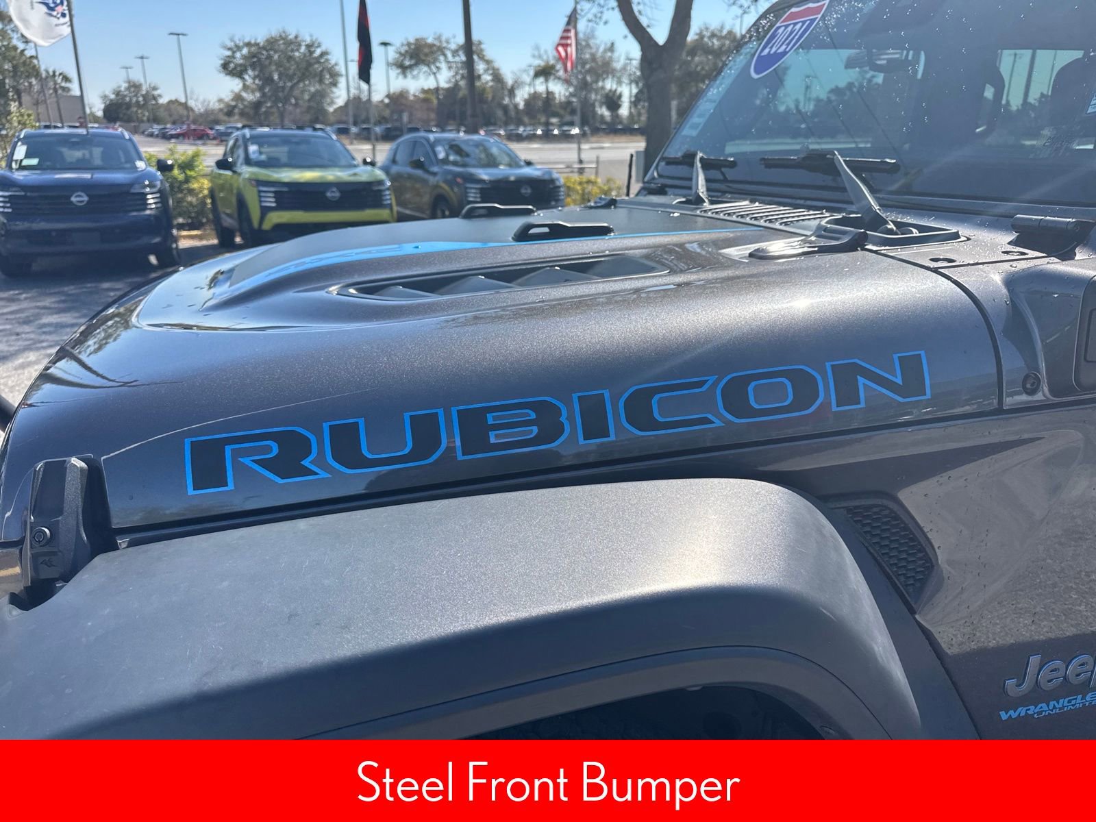 Used 2021 Jeep Wrangler Unlimited Rubicon 4xe w/ Steel Bumper Group image 12