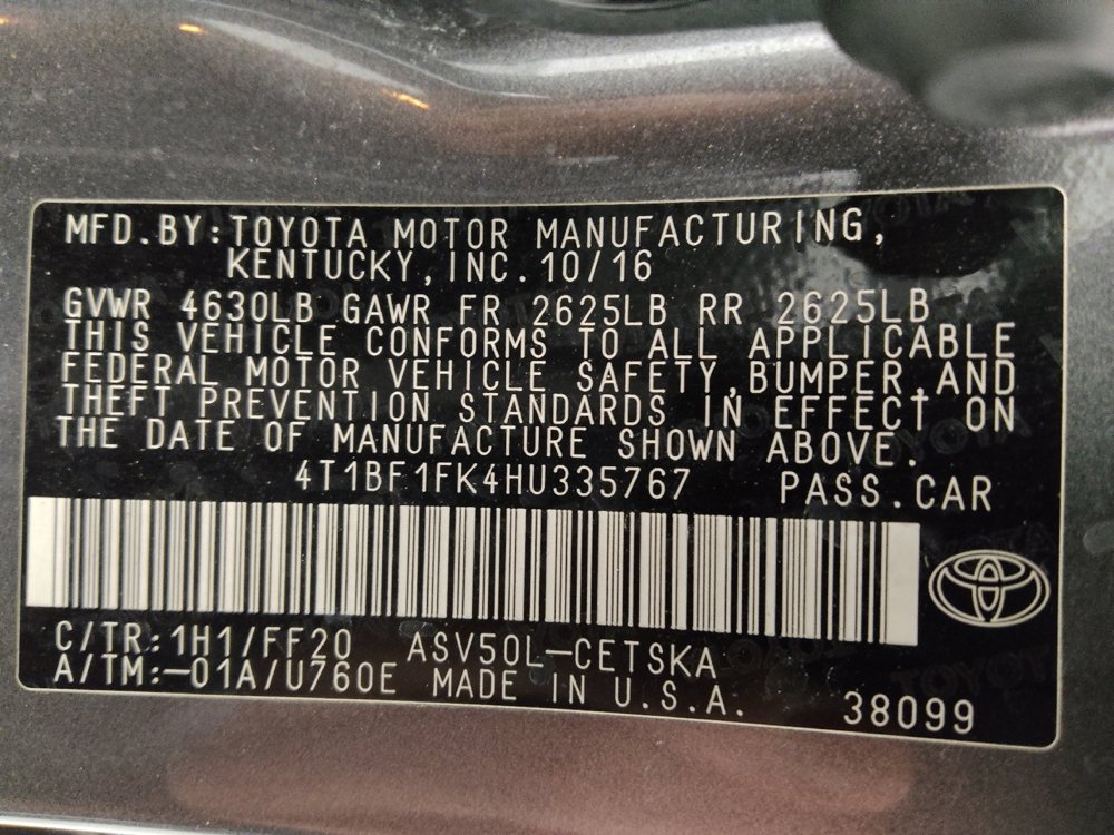 Used 2017 Toyota Camry SE FWD image 33