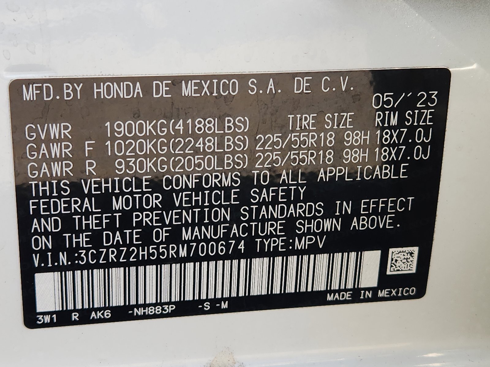 Used 2024 Honda HR-V Sport image 25