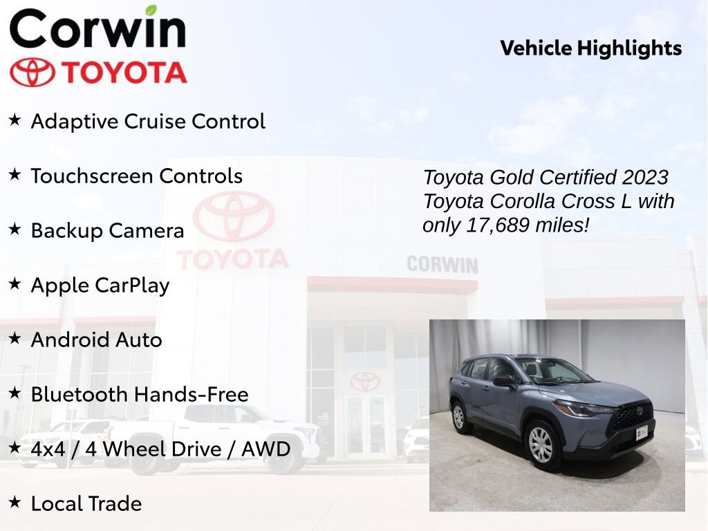 Certified 2023 Toyota Corolla Cross L image 9