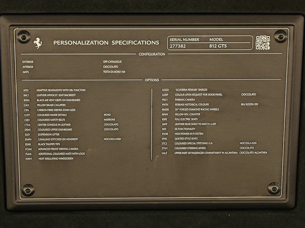 Certified 2022 Ferrari 812 GTS RWD image 37