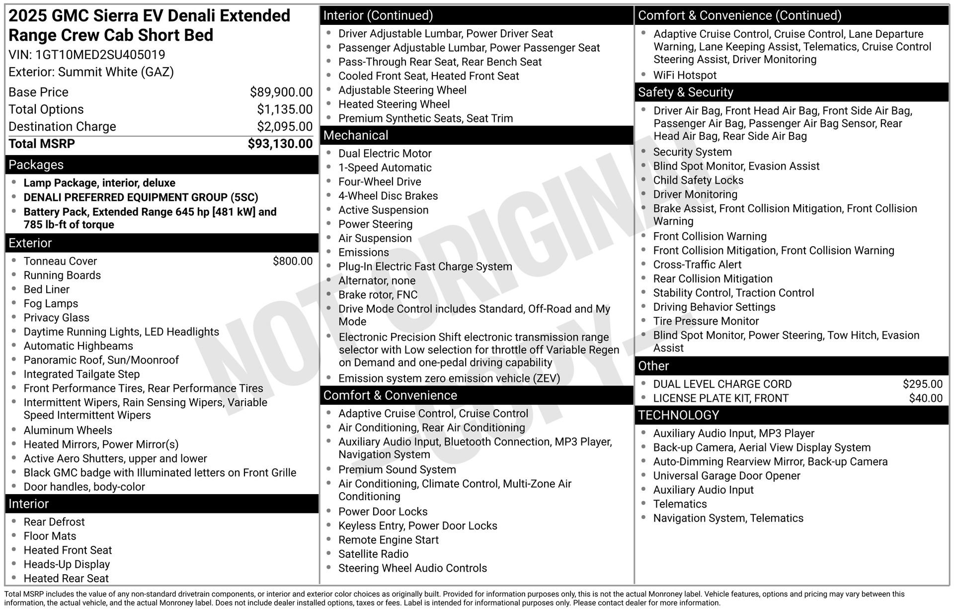 New 2025 GMC Sierra EV Denali image 3