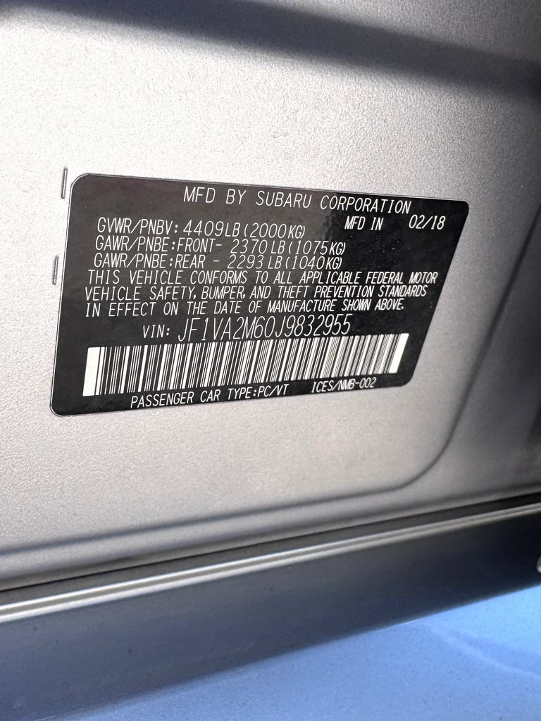 Used 2018 Subaru WRX STI AWD/4WD image 37