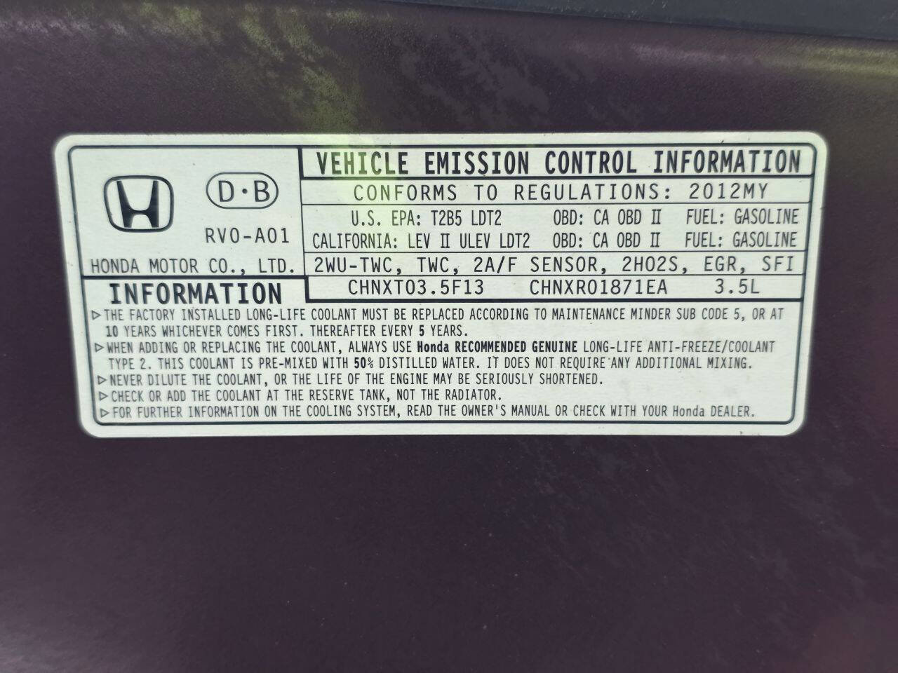 Used 2012 Honda Odyssey LX image 55