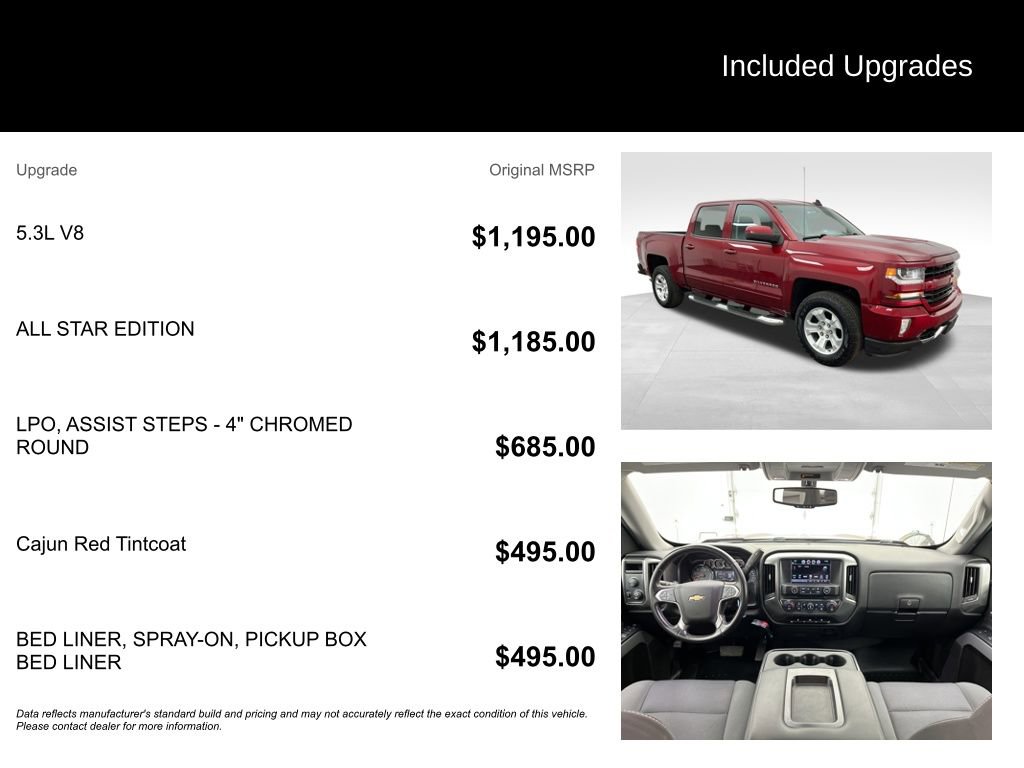 Used 2018 Chevrolet Silverado 1500 LT w/ All Star Edition image 3