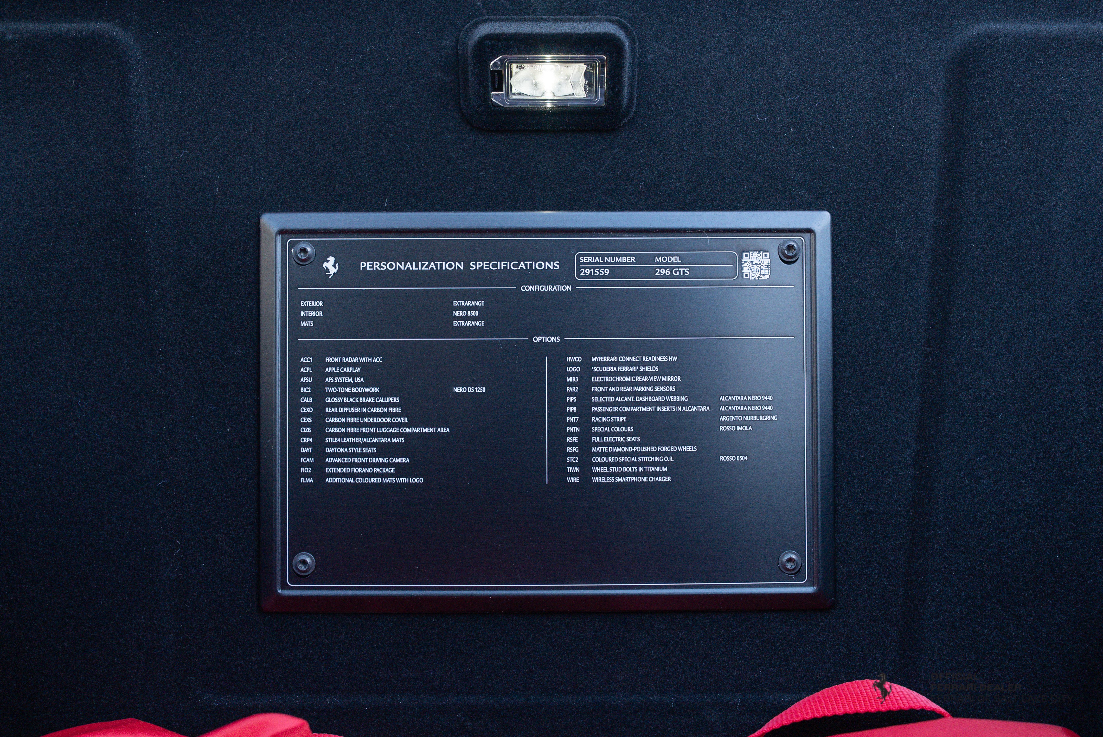 Certified 2023 Ferrari 296 GTS RWD image 9