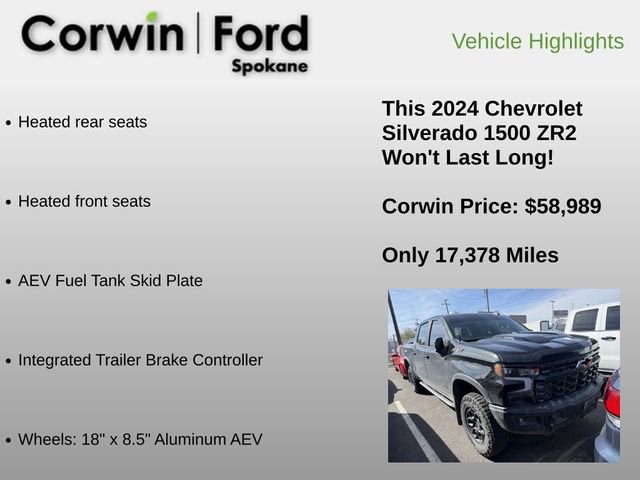 Used 2024 Chevrolet Silverado 1500 ZR2 w/ ZR2 Bison Edition image 11