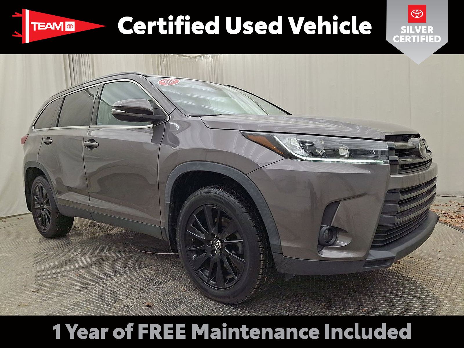 Certified 2019 Toyota Highlander SE