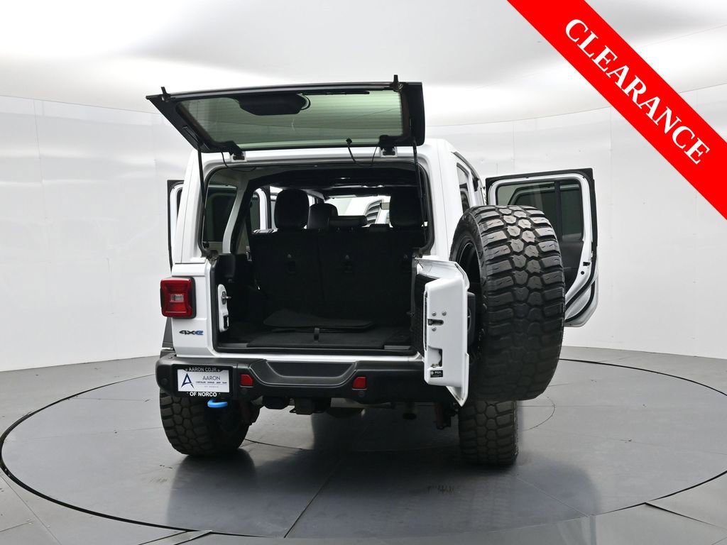 Used 2021 Jeep Wrangler Unlimited Rubicon 4xe w/ Steel Bumper Group image 39