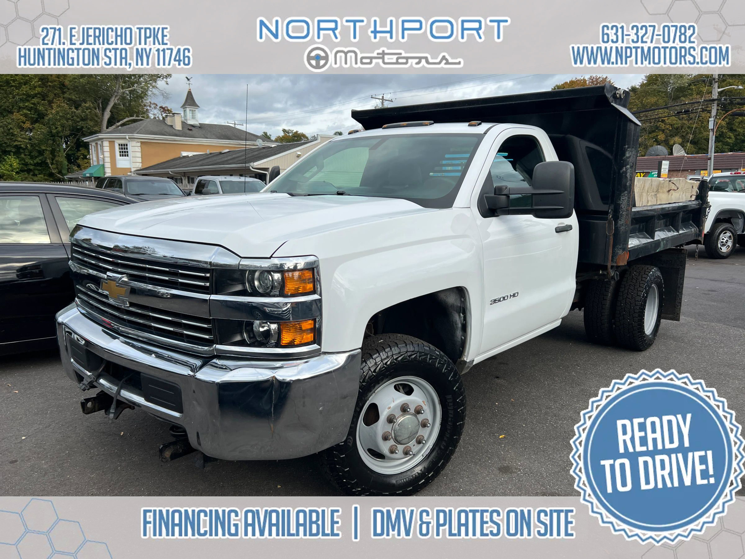 Used 2015 Chevrolet Silverado 3500 W/T w/ Snow Plow Prep Package