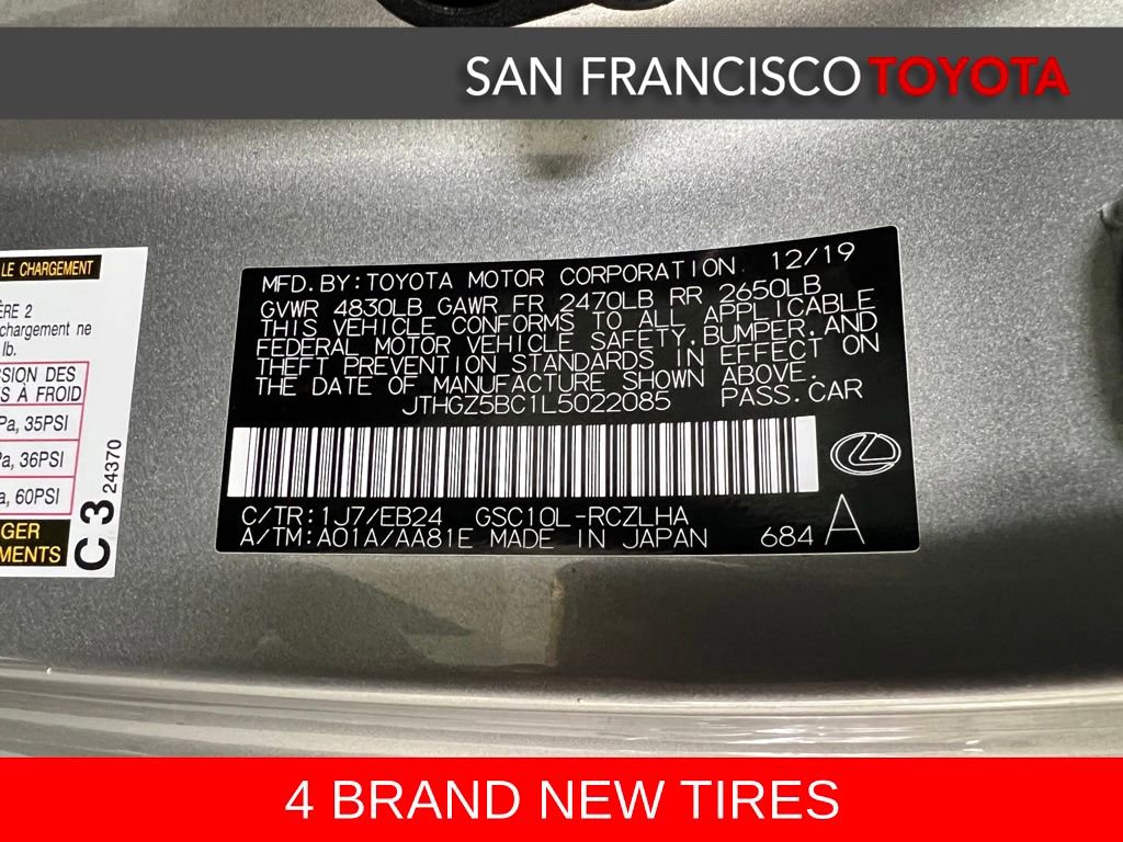 Used 2020 Lexus RC 350 F Sport w/ Accessory Package image 37