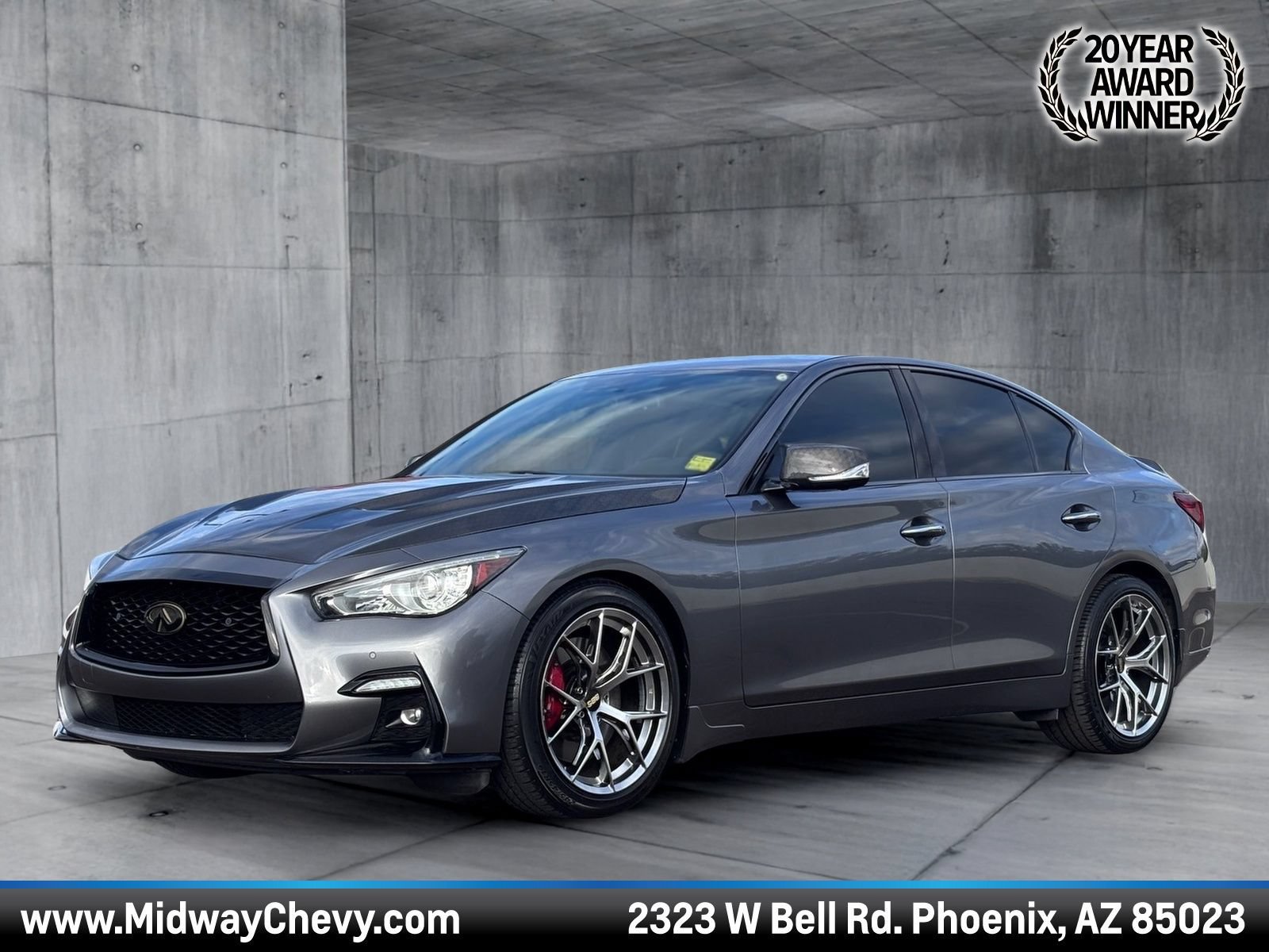 Used 2022 INFINITI Q50 Red Sport 400 w/ Cargo Package