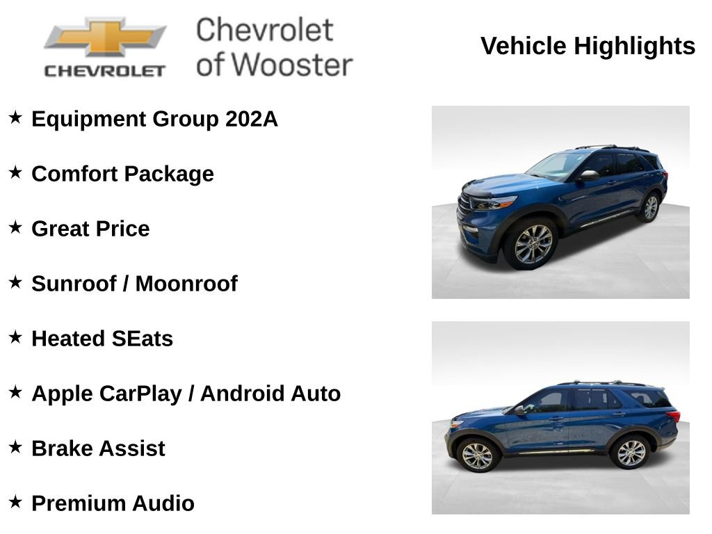Used 2020 Ford Explorer XLT w/ Equipment Group 202A AWD/4WD image 2