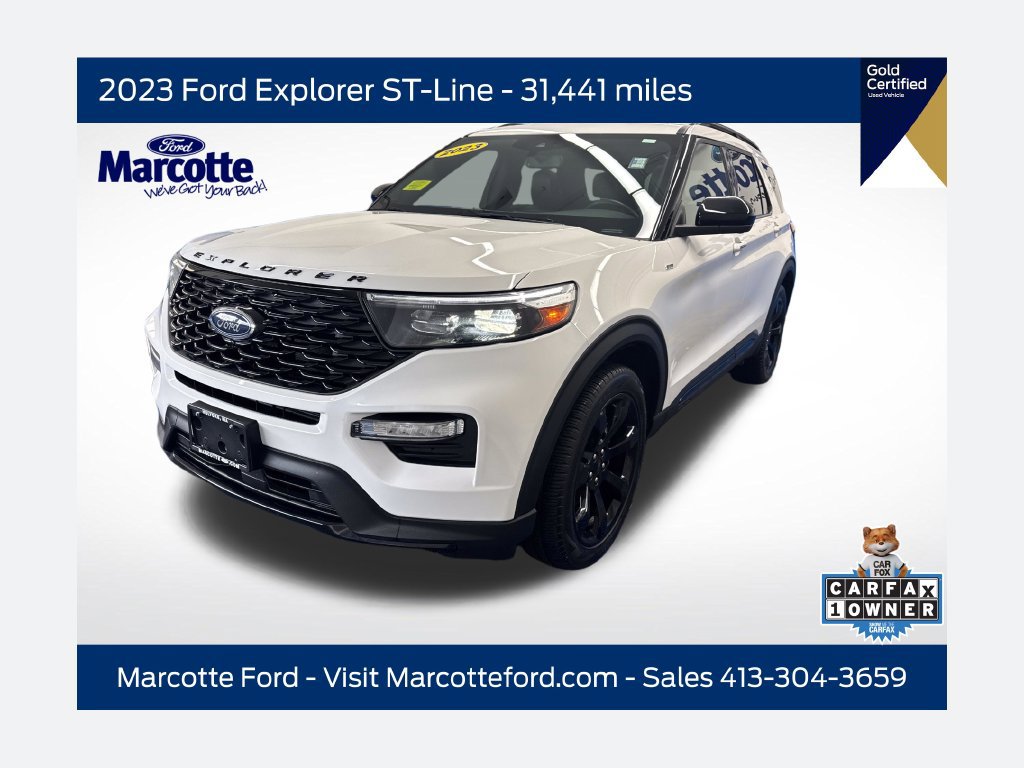 Certified 2023 Ford Explorer ST-Line w/ Class IV Trailer Tow Package