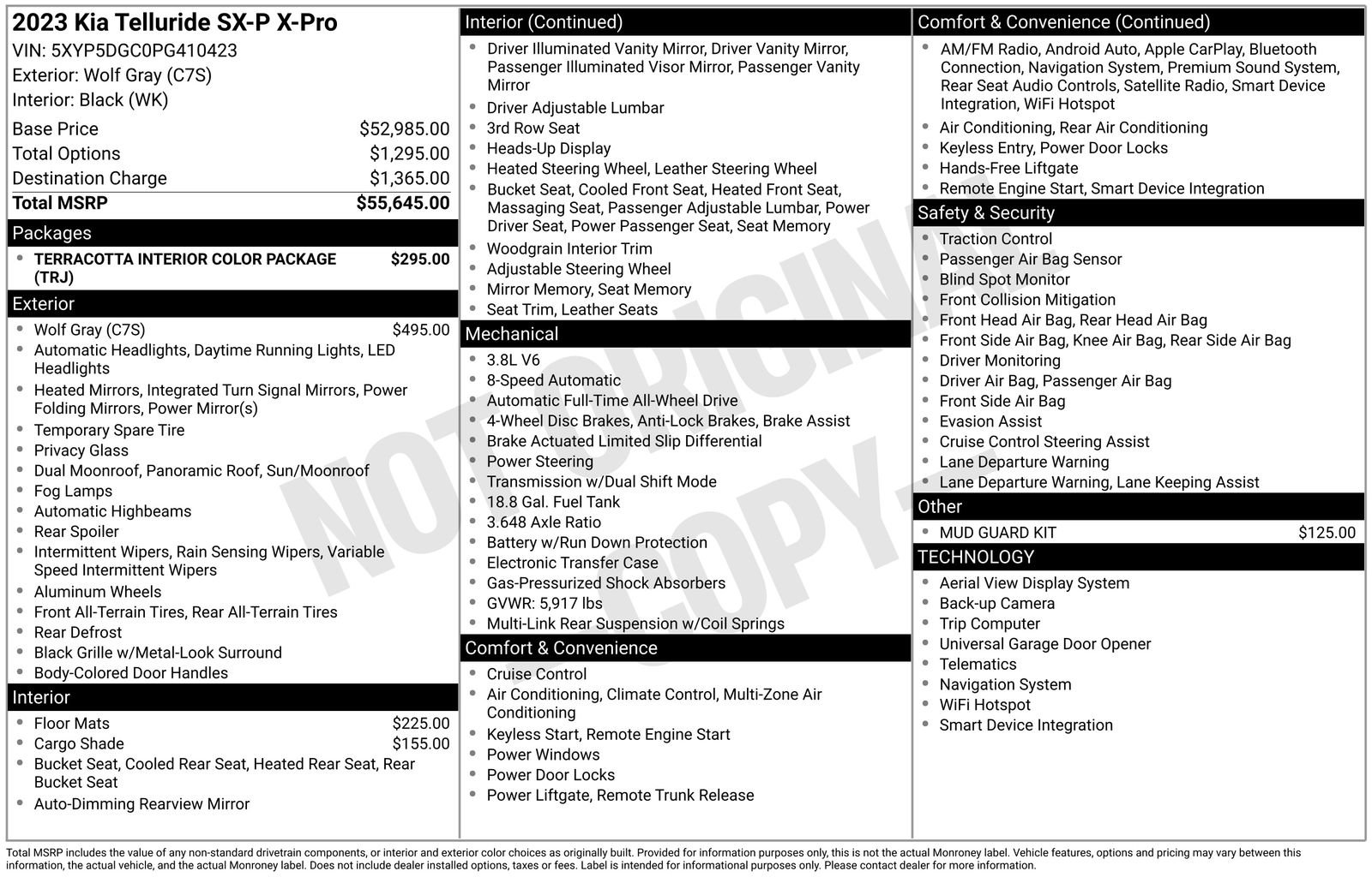 Used 2023 Kia Telluride SX Prestige X-Pro image 40