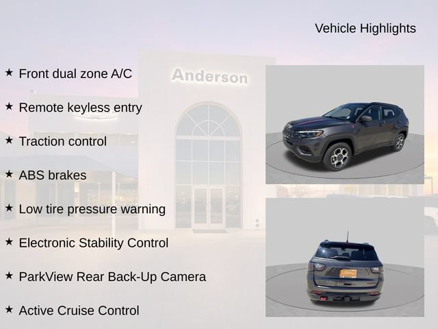Certified 2022 Jeep Compass Trailhawk w/ Trailhawk Elite Group AWD/4WD image 4