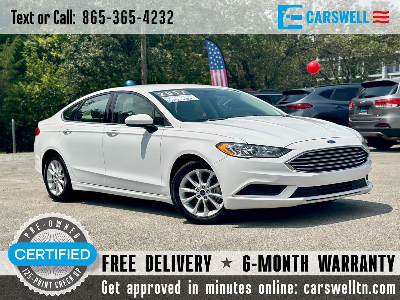 Used 2017 Ford Fusion SE w/ Fusion SE Technology Package FWD image 1