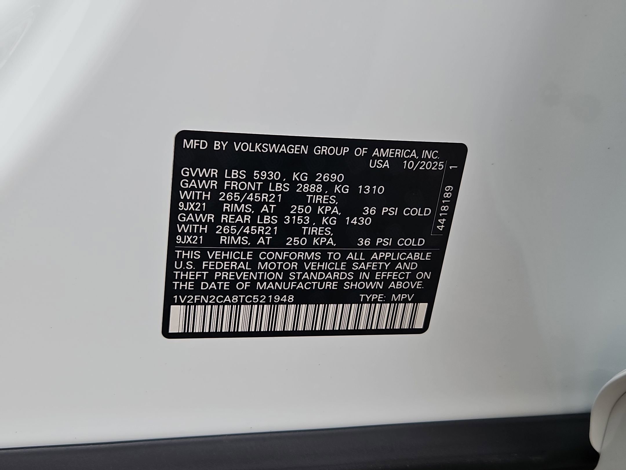 New 2026 Volkswagen Atlas SEL Premium R-Line image 34