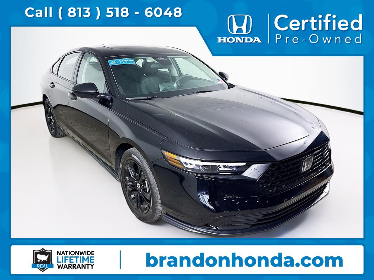 Certified 2025 Honda Accord SE