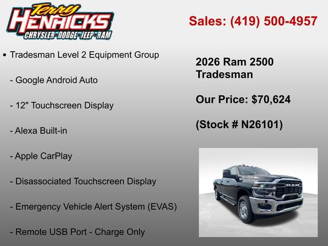 New 2026 RAM 2500 Tradesman AWD/4WD image 35