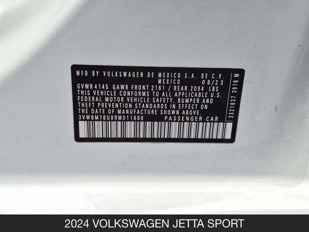 Used 2024 Volkswagen Jetta Sport FWD image 24