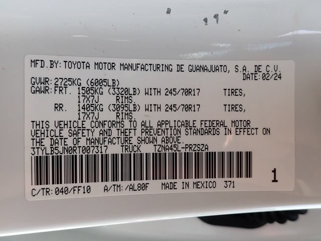 Certified 2024 Toyota Tacoma SR5 AWD/4WD image 21