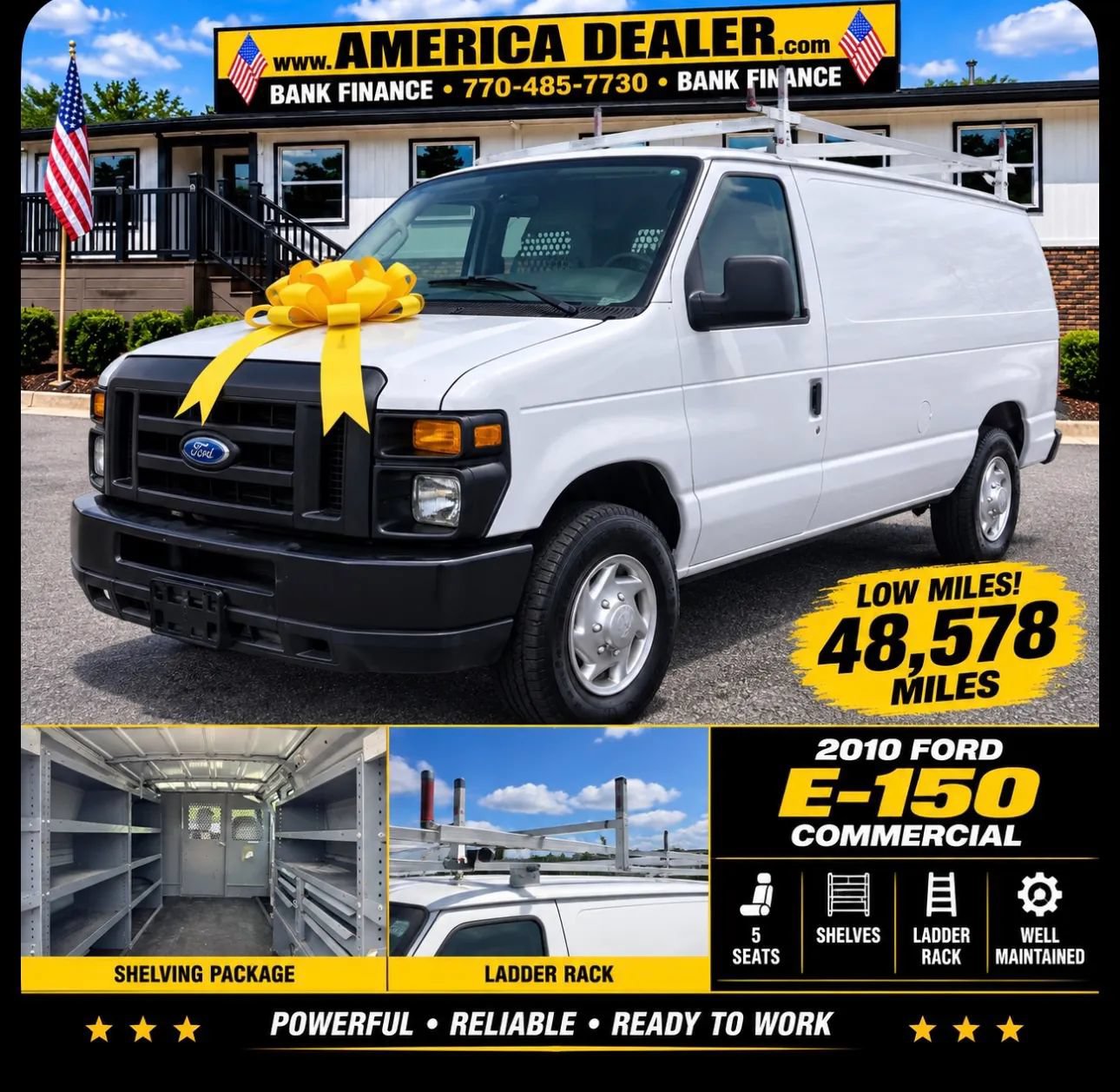 Used 2010 Ford E-150 and Econoline 150 RWD image 2