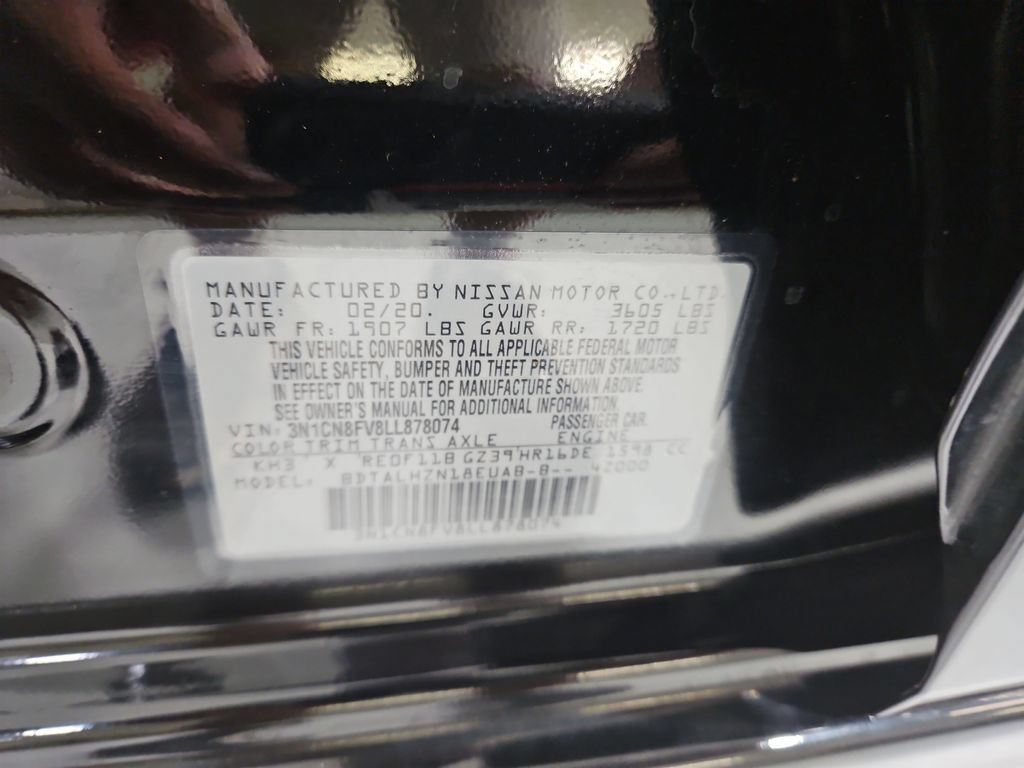 Used 2020 Nissan Versa SR w/ Convenience Package FWD image 29