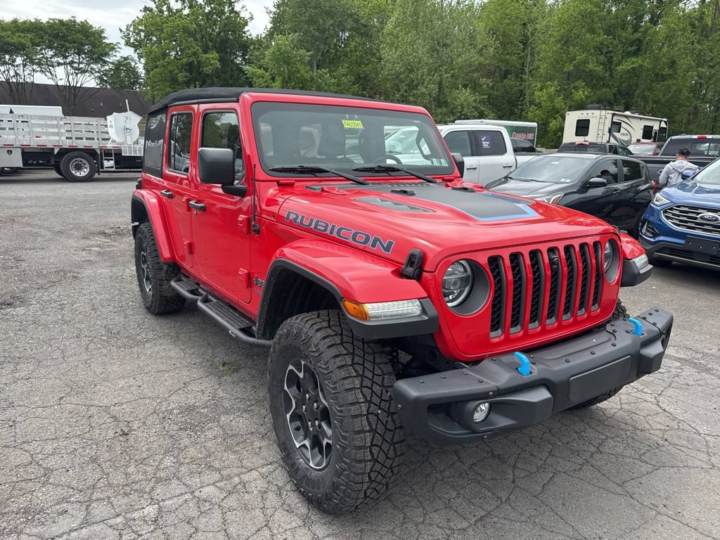 Used 2021 Jeep Wrangler Unlimited Rubicon 4xe w/ Steel Bumper Group AWD/4WD image 3