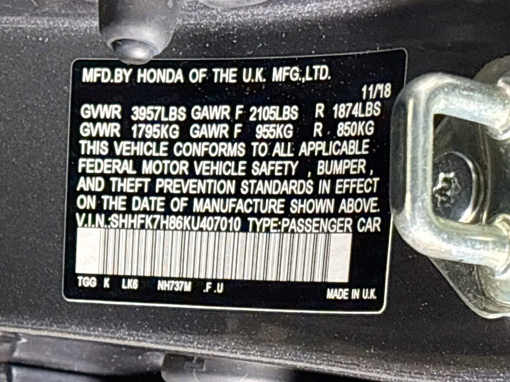 Used 2019 Honda Civic EX-L image 26
