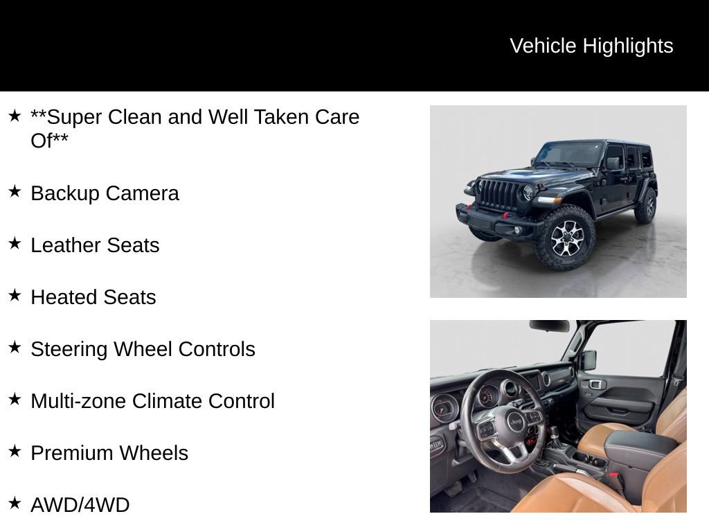 Used 2021 Jeep Wrangler Unlimited Rubicon w/ Steel Bumper Group AWD/4WD image 21