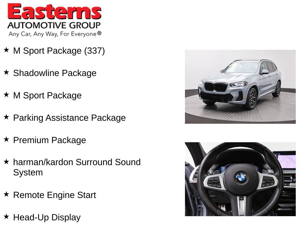 Used 2023 BMW X3 xDrive30i w/ M Sport Package AWD/4WD image 12
