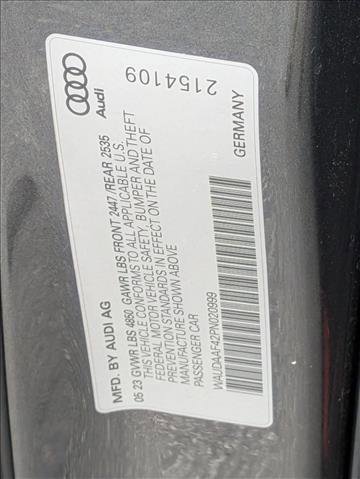 Certified 2023 Audi A4 2.0T Premium w/ Convenience Package image 10