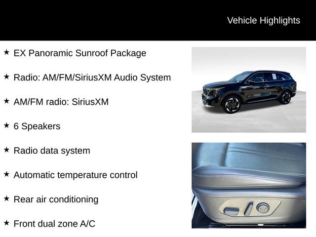 Certified 2025 Kia Sorento EX w/ EX Panoramic Sunroof Package image 8