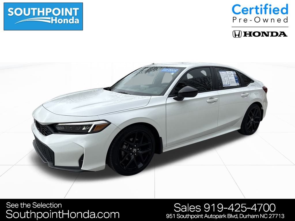 Certified 2025 Honda Civic Sport video 3
