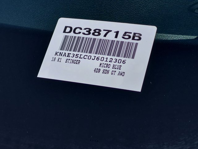 Used 2018 Kia Stinger GT AWD/4WD image 17