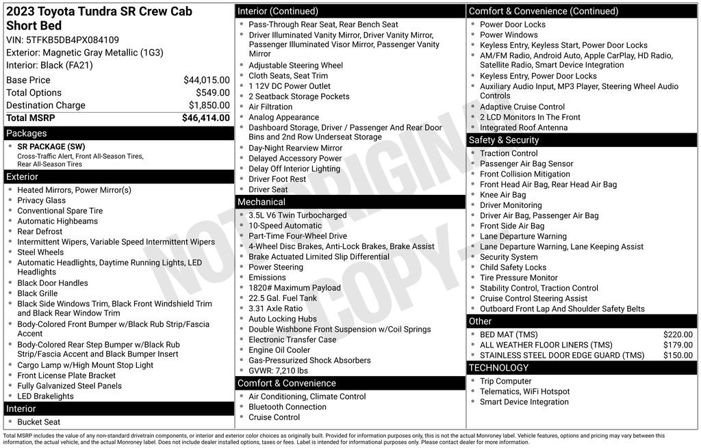 Used 2023 Toyota Tundra SR image 21