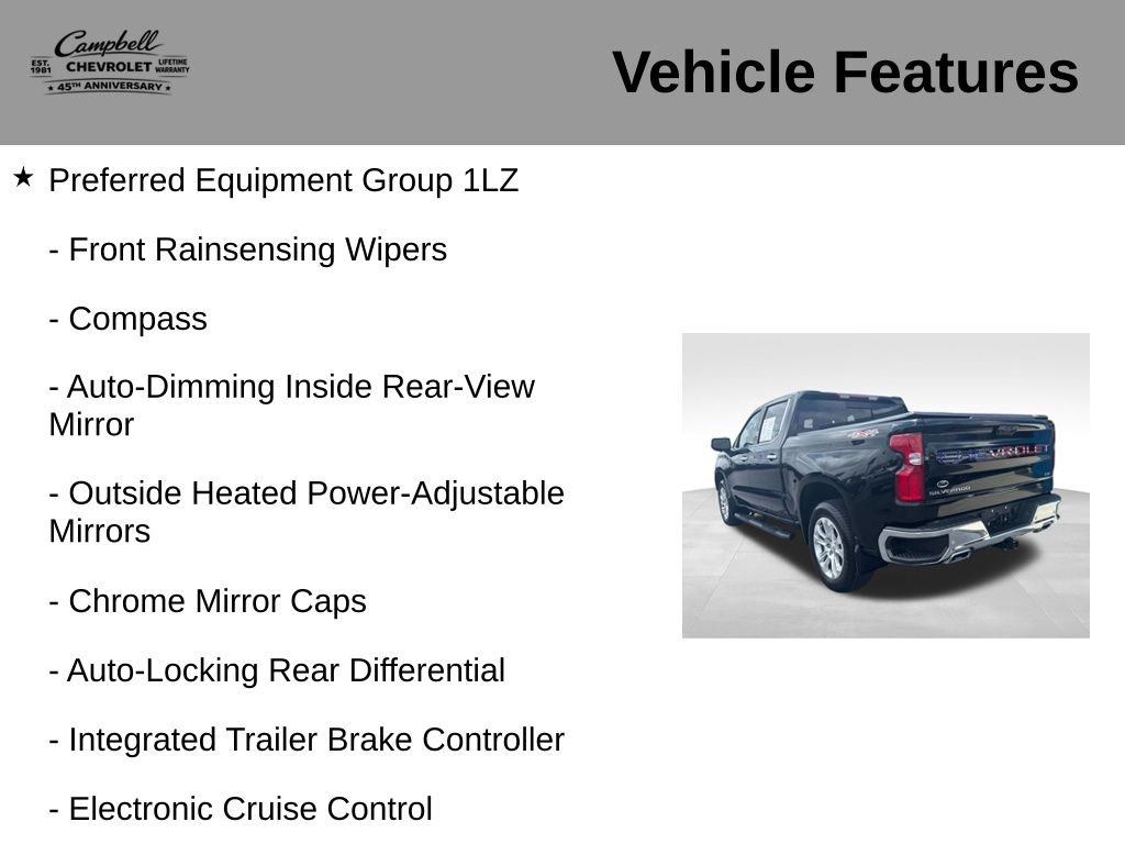 Used 2023 Chevrolet Silverado 1500 LTZ w/ LTZ Convenience Package II AWD/4WD image 16