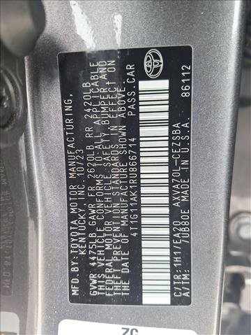 Certified 2024 Toyota Camry SE FWD image 21