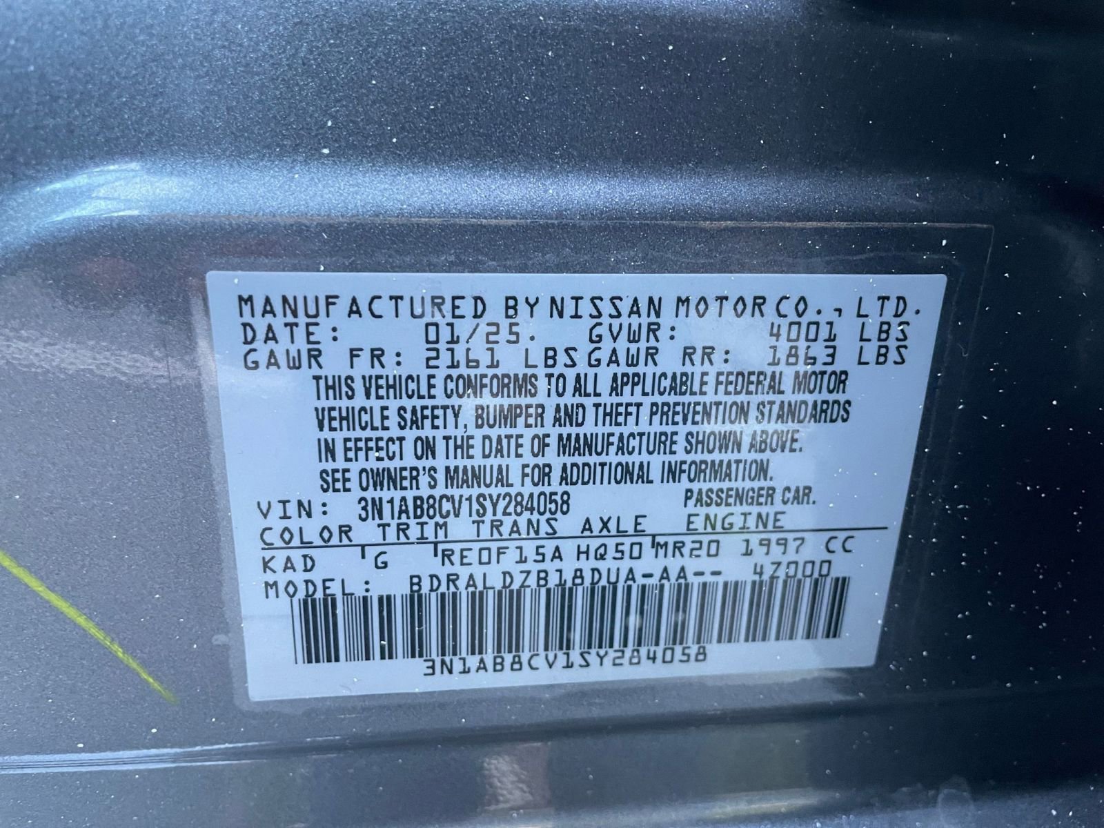 Used 2025 Nissan Sentra SV FWD image 27