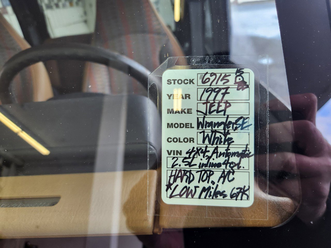 Used 1997 Jeep Wrangler SE image 10