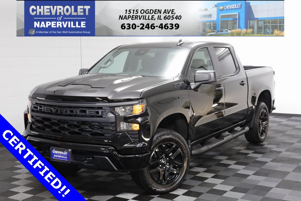 Used 2024 Chevrolet Silverado 1500 Custom Trail Boss w/ Turbomax Blackout Package