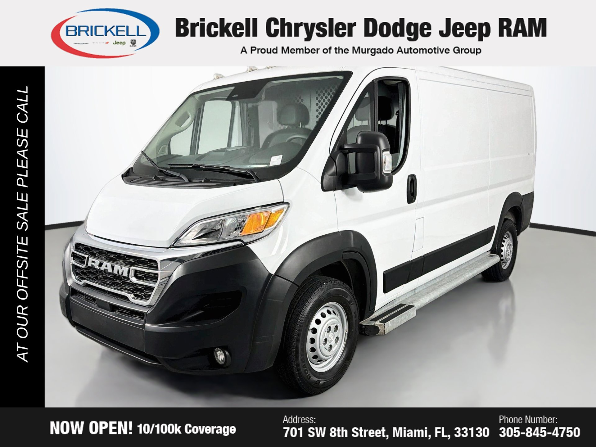 Used 2025 RAM ProMaster 2500 w/ U-Haul Equipment Group FWD 360° Tour