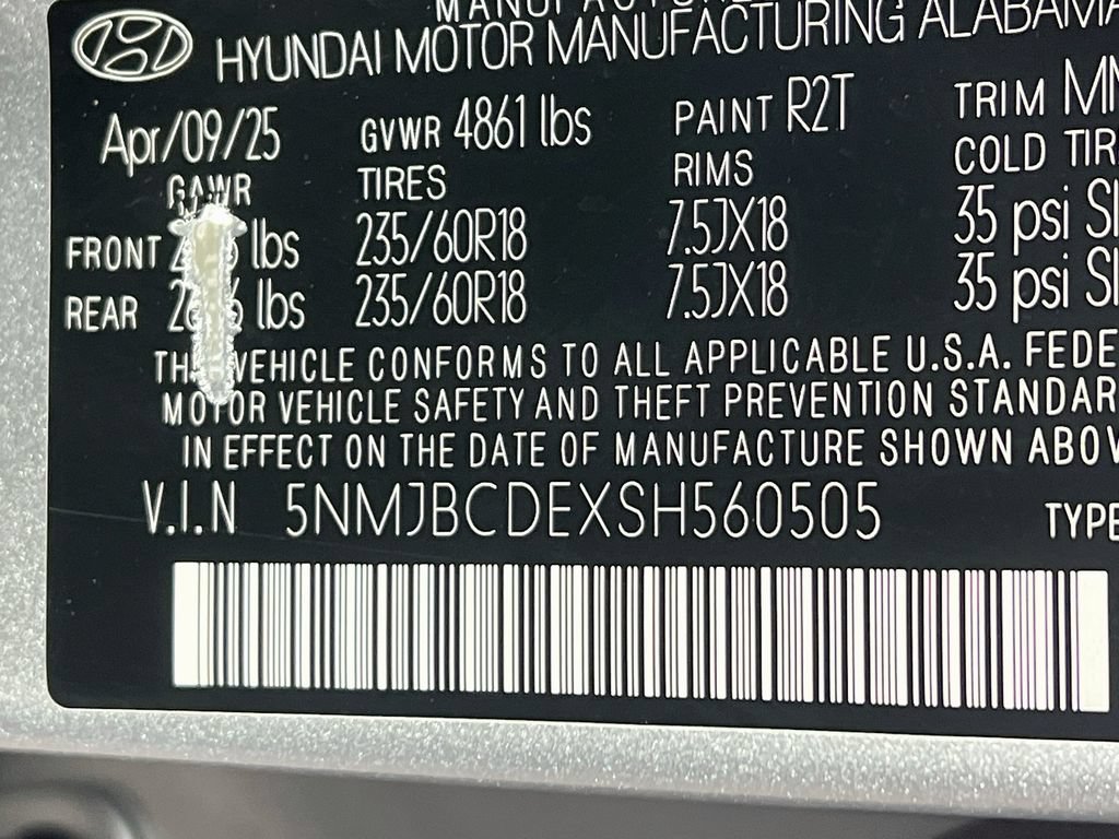 Used 2025 Hyundai Tucson SEL AWD/4WD image 25