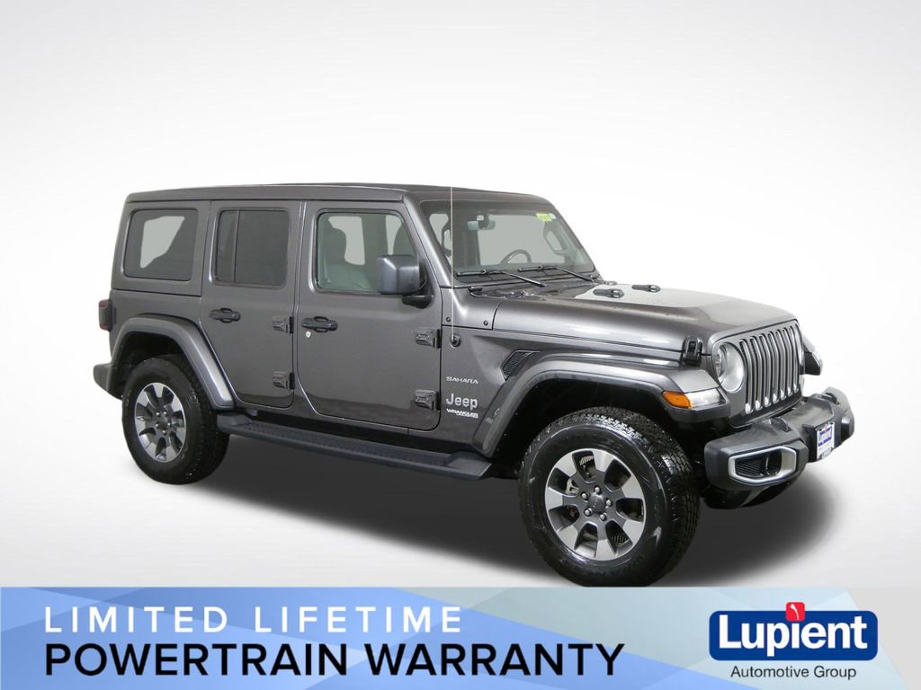 Used 2021 Jeep Wrangler Unlimited Sahara w/ Uconnect 4C Nav & Sound Group