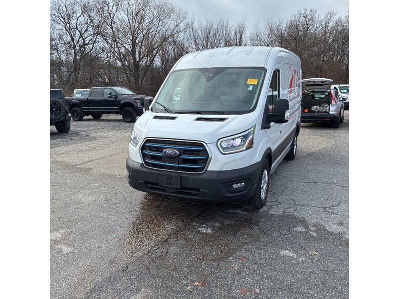 Used 2022 Ford E-Transit Medium Roof w/ Load Area Protection Package RWD image 1