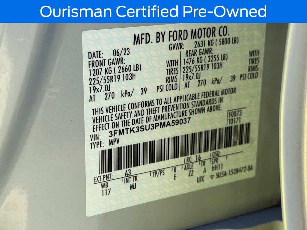 Certified 2023 Ford Mustang Mach-E Premium AWD/4WD image 31