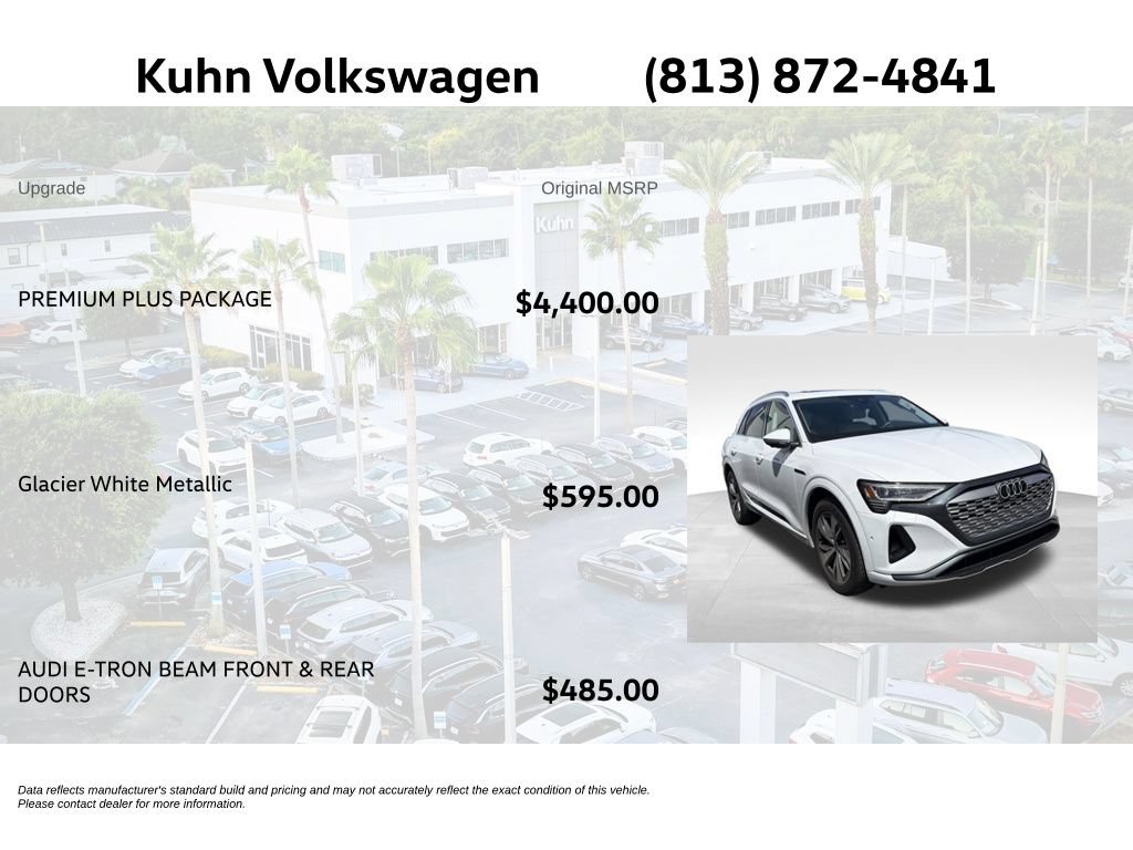 Used 2024 Audi Q8 e-tron Premium Plus w/ Premium Plus Package AWD/4WD image 2