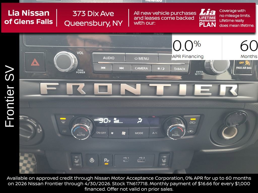 New 2026 Nissan Frontier SV w/ SV Convenience Package image 24