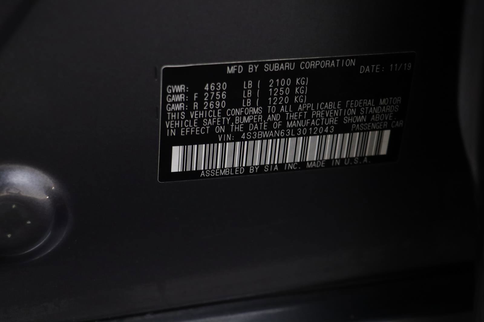 Used 2020 Subaru Legacy Limited w/ Popular Package #3 image 24